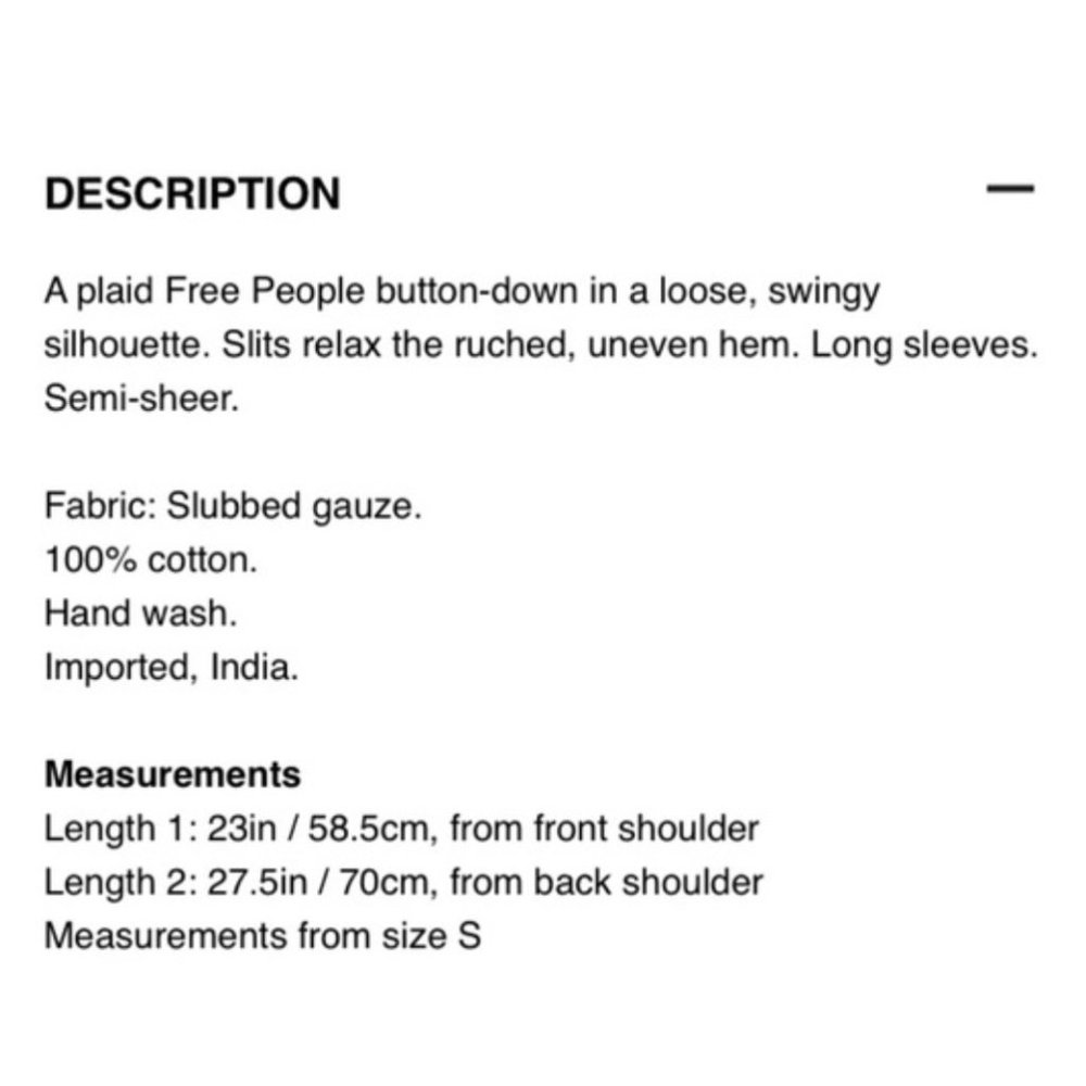 FREE PEOPLE Peppy In Plaid Oversized Button Down Shirt in Blue/Tan - Picture 12 of 12